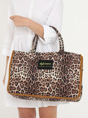 Borsa 4GIVENESS donna Saint Tropez Braid Leopard