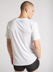 T-shirt JOHN RICHMOND beachwear bianco