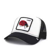 Cappello GOORIN BROS coccinella The Lady Bug bianco/nero