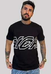 T-shirt JOHN RICHMOND stampa logo nera