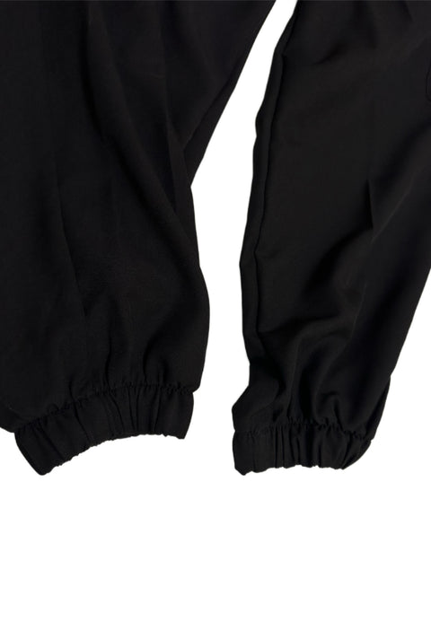 Pantalone NJB NEW JOB BRAND cargo molla alla caviglia nero