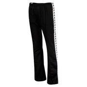 Pantalone donna KAPPA 222 Banda slim bottoni nero/bianco