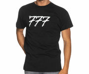 Tony Effe T-shirt TRIPLOSETTE 777 stampa nero